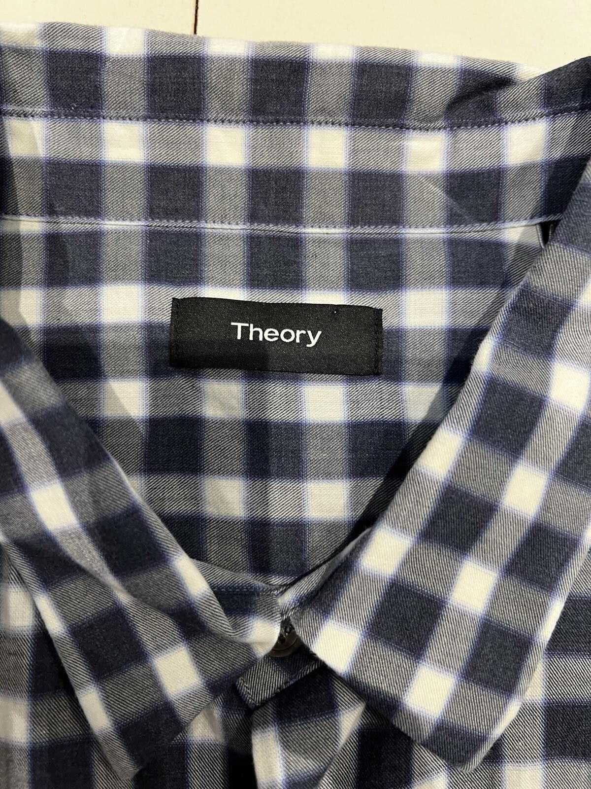 Theory THEORY Irving Men's Long Sleeve Button Up Shirt XXL Size 48R - 2 Thumbnail
