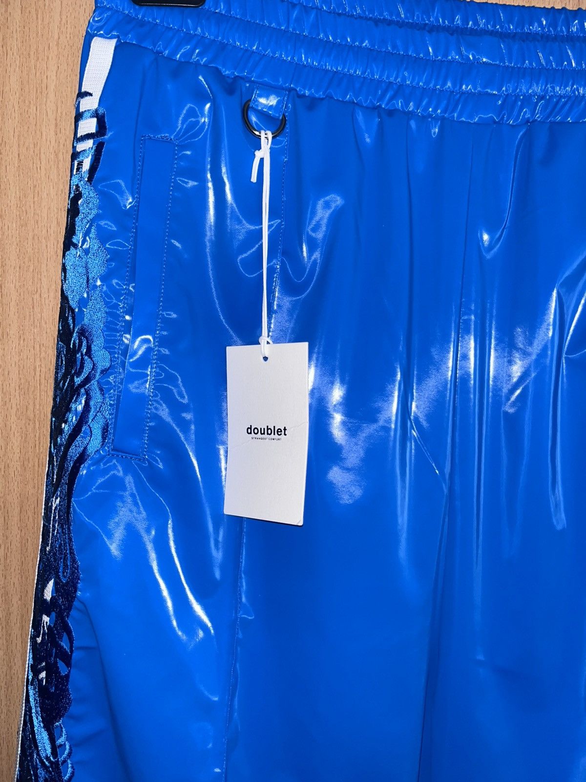 Doublet Doublet Laminate Track Pants Size US 31 - 6 Thumbnail