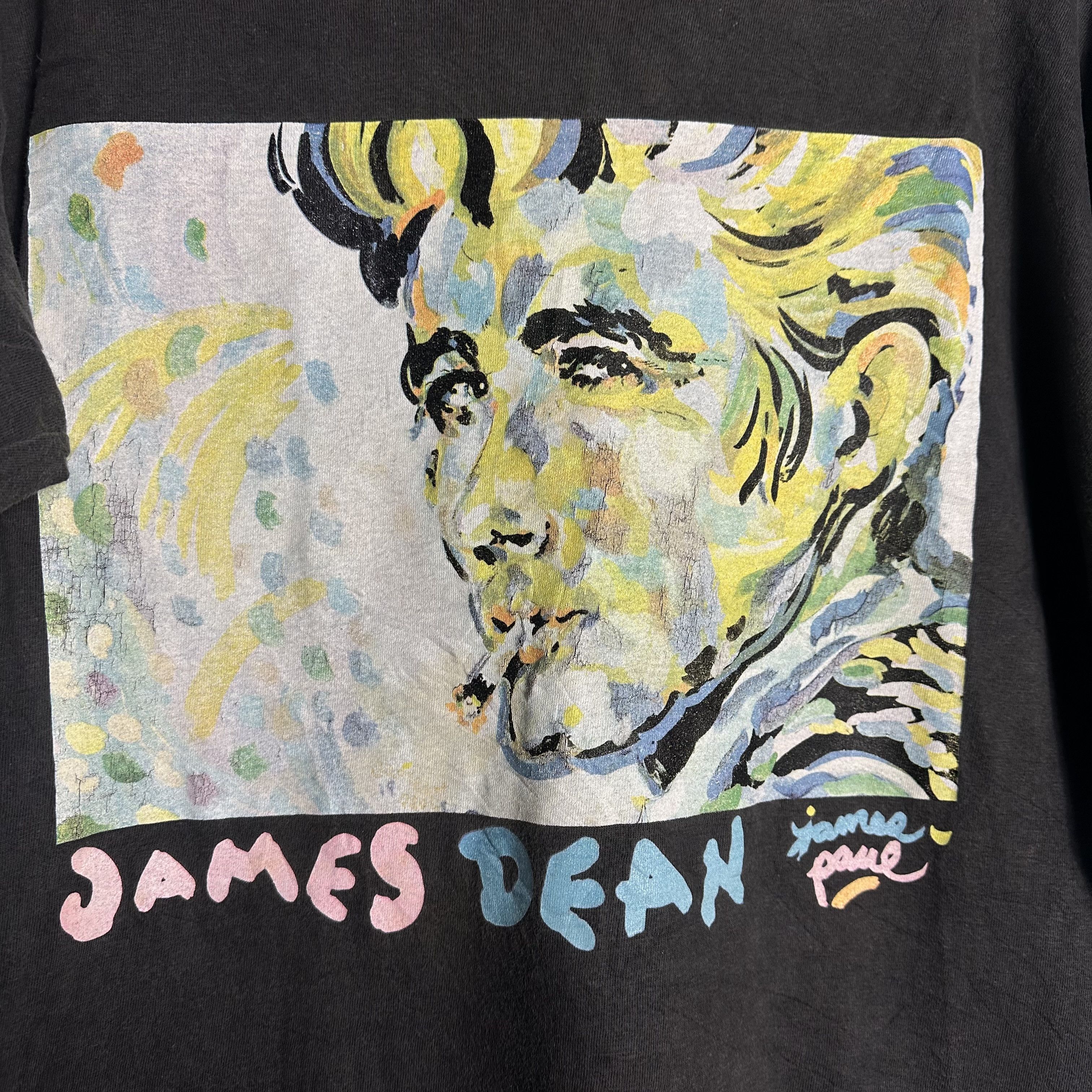 Vintage 🔥RARE🔥Vintage James Dean Pop Art T-shirt Single Stich Size US L / EU 52-54 / 3 - 3 Thumbnail