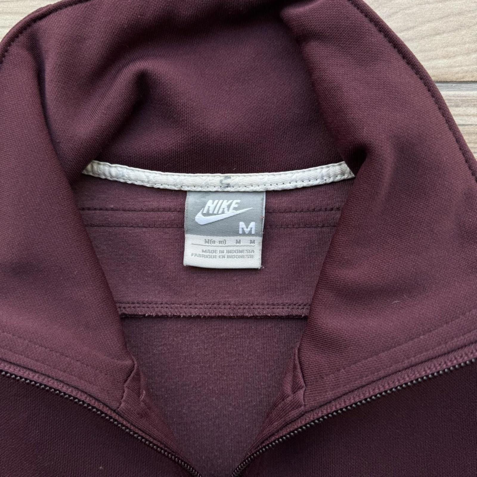 Nike Y2K Nike Burgundy track jacket Size M / US 6-8 / IT 42-44 - 3 Thumbnail