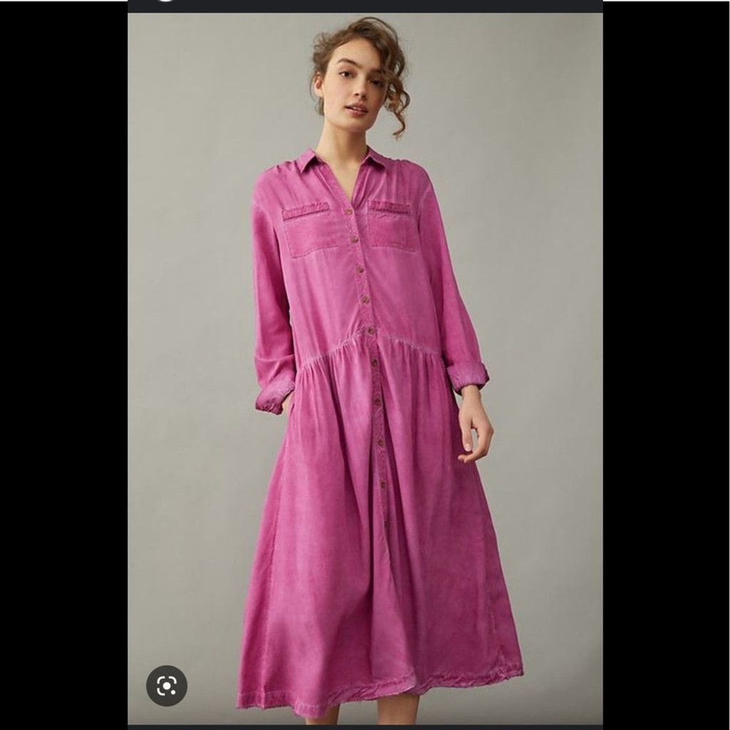 Anthropologie Anthropologie Pilcro and Leather Press Kimberly Maxi Dress Size M / US 6-8 / IT 42-44 - 1 Thumbnail