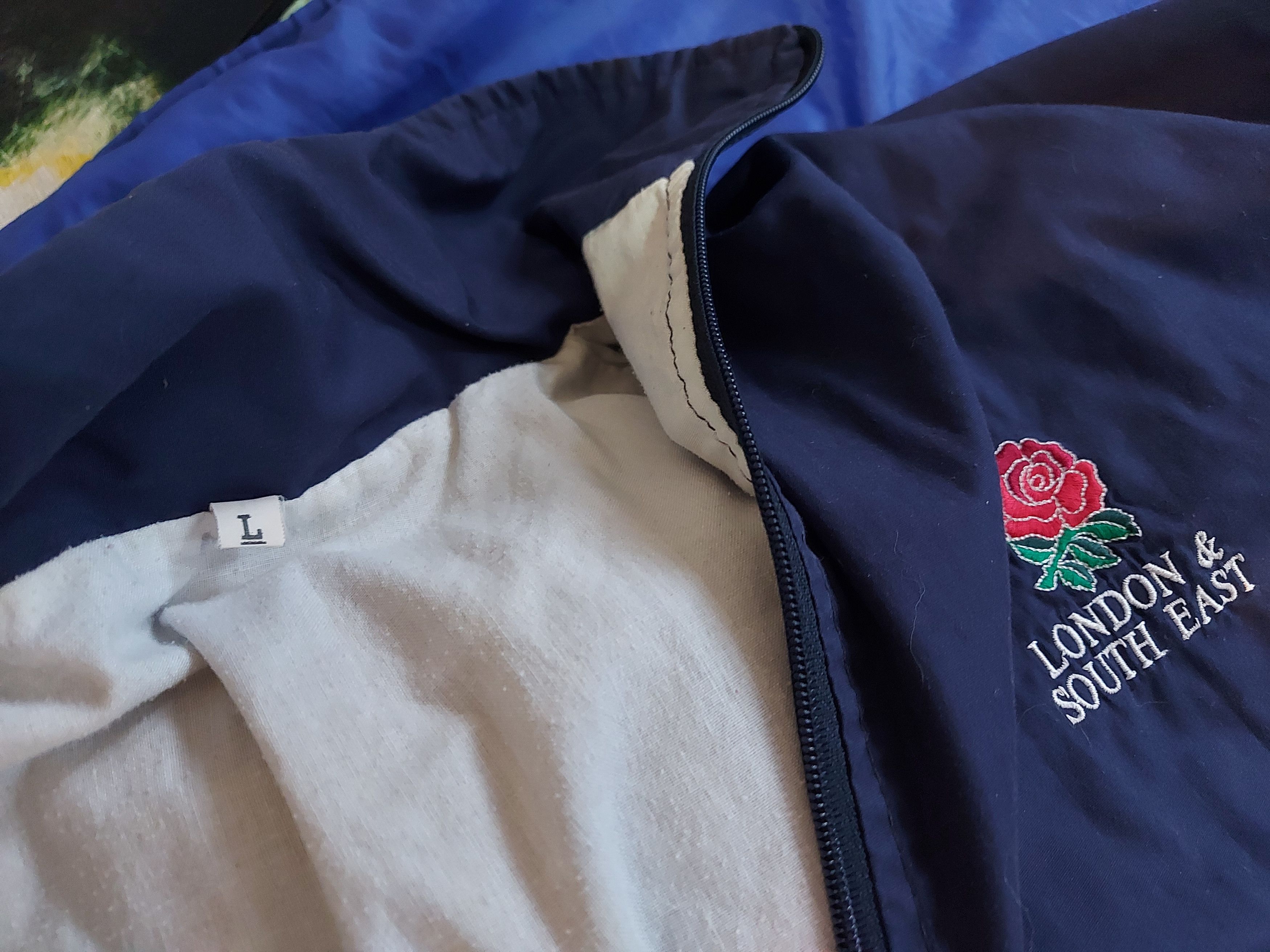 Other London & South East Sport Jacket Blue Red Windbreaker L Size US L / EU 52-54 / 3 - 10 Thumbnail