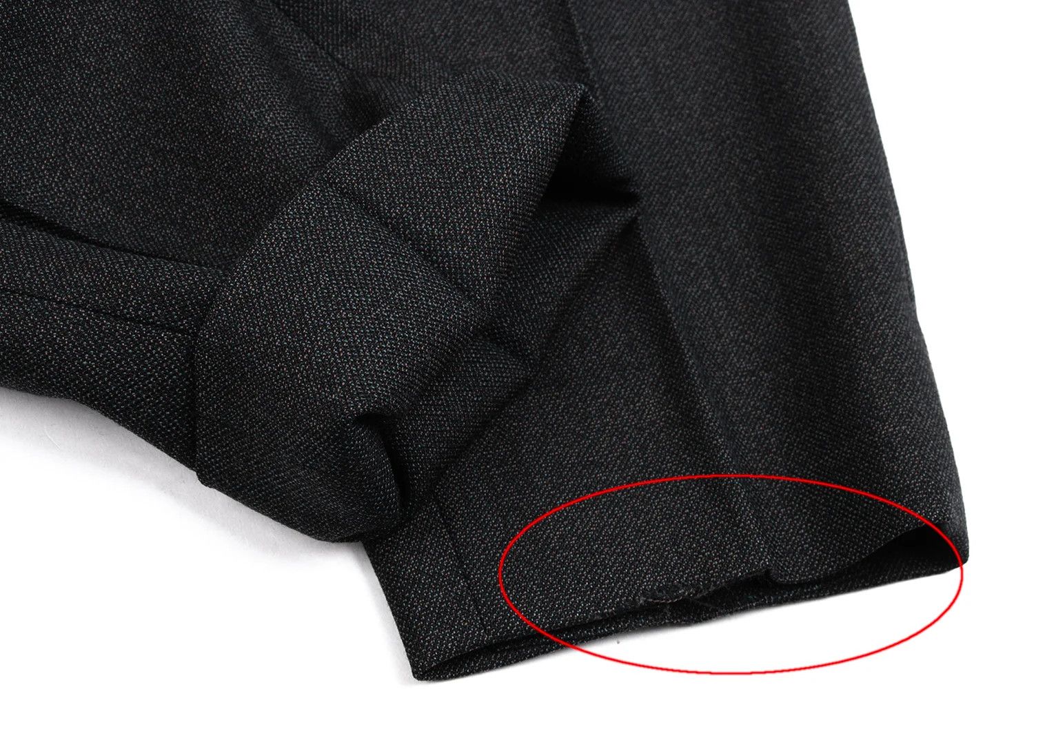 Jean Paul Gaultier Wool Tuck Tapered Pants in Charcoal Size 48 Size US 32 / EU 48 - 10 Thumbnail