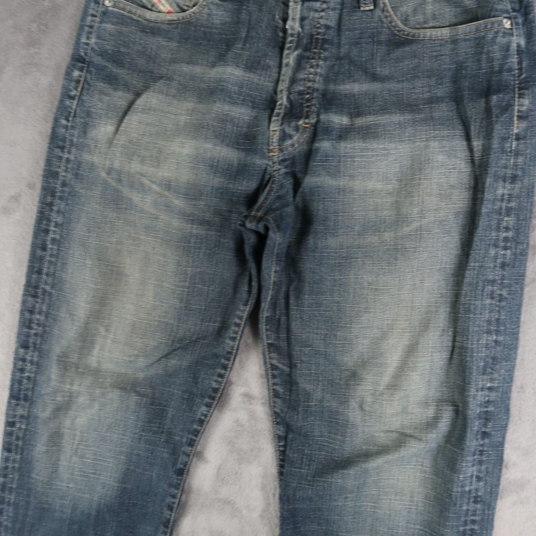 Diesel VINTAGE Diesel Kulter 2000s Jeans Men's Size 31 Blue Straight Low Rise Denim 90s Designer Size US 31 - 4 Thumbnail