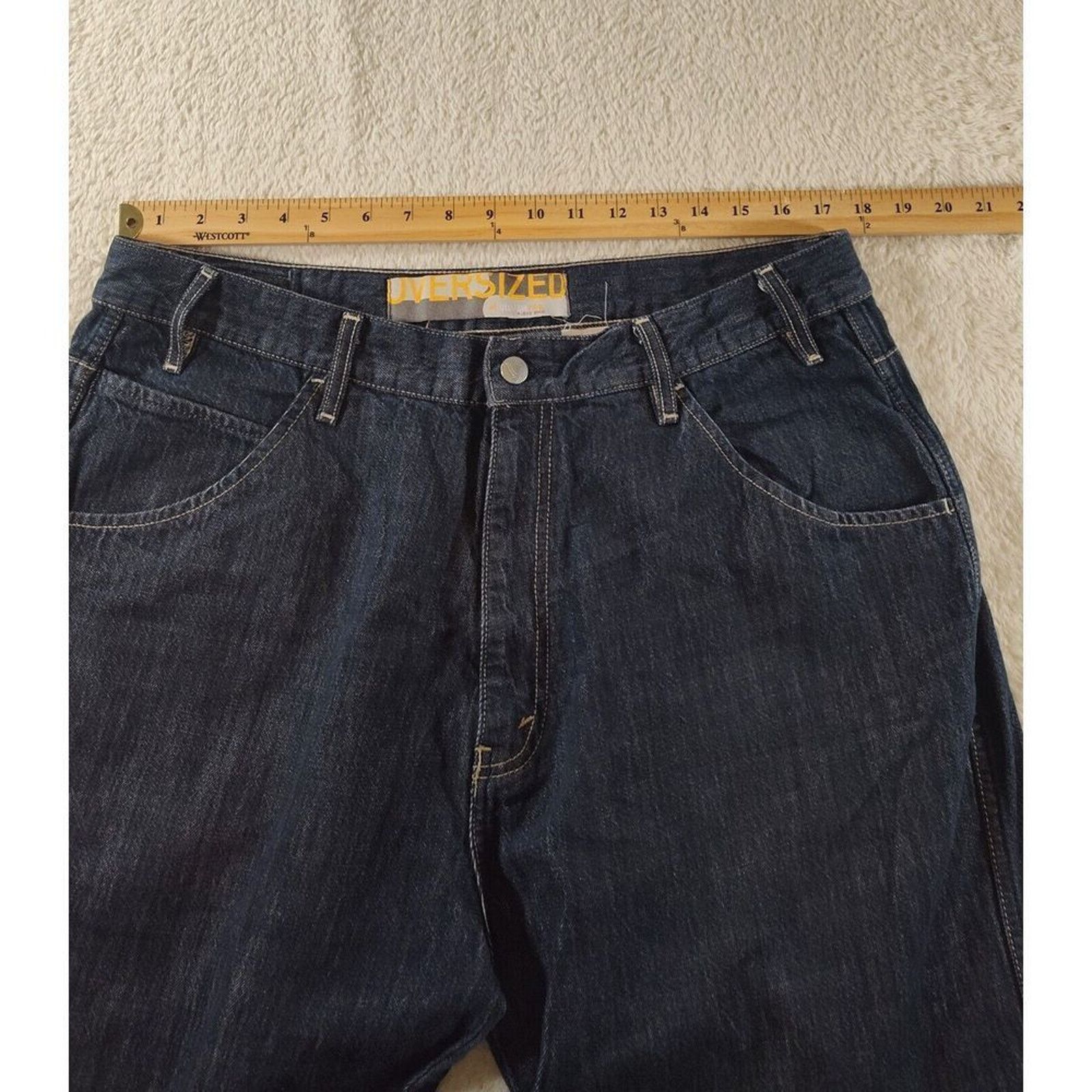 Levi's Vtg Y2K Levis Jeans Silver Tab Oversized Utility Baggy 38x34 Size US 38 / EU 54 - 4 Thumbnail