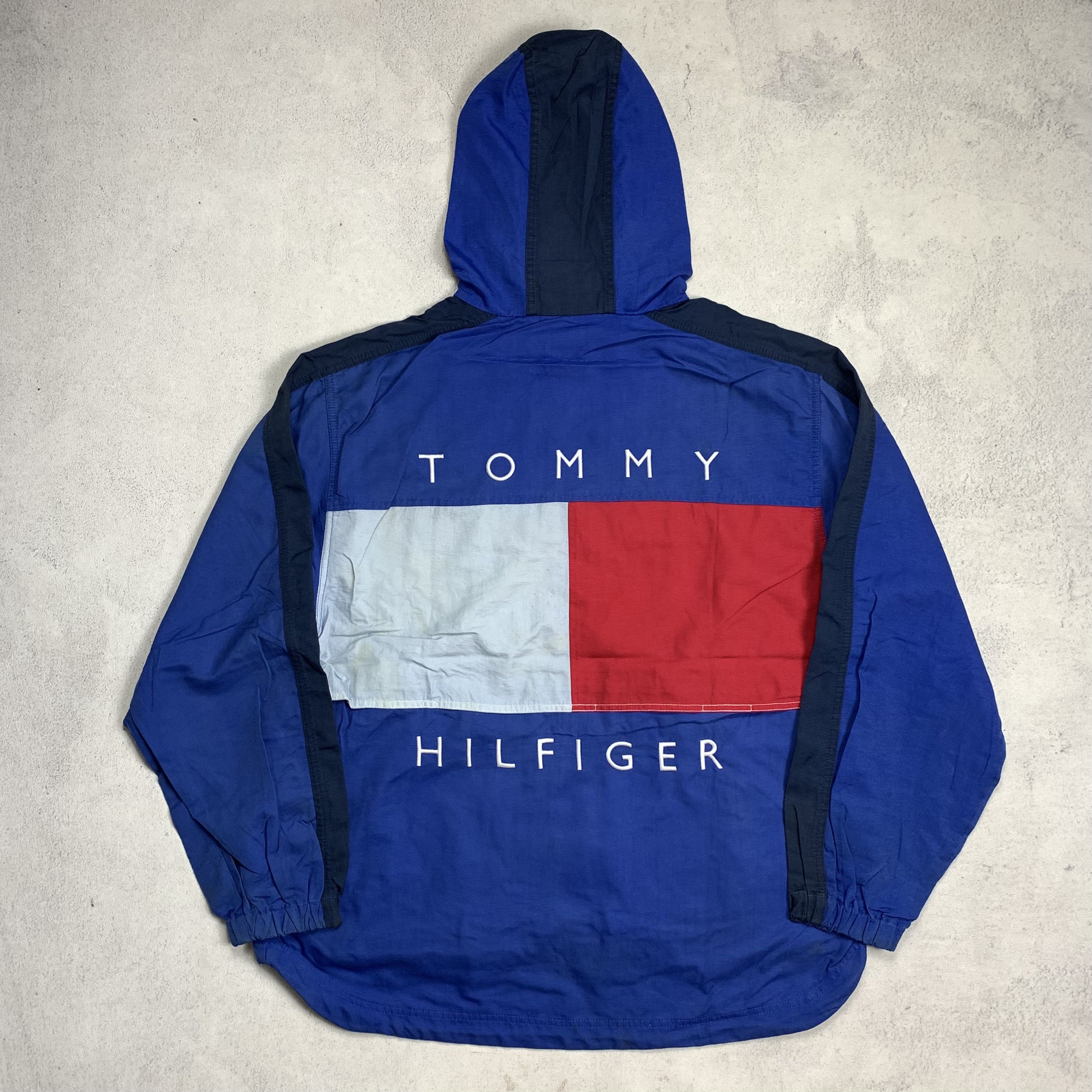 Tommy Hilfiger Vintage 90s Tommy Hilfiger Big Flag Logo Jacket Size US M / EU 48-50 / 2 - 1 Thumbnail