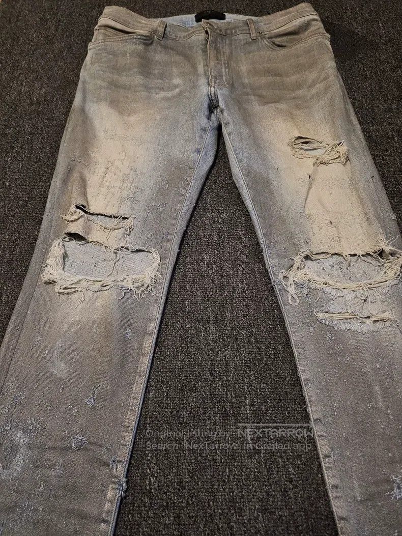 Amiri Amiri Size 34 Bullet-hole coated jeans have been changed in Size US 34 / EU 50 - 2 Thumbnail