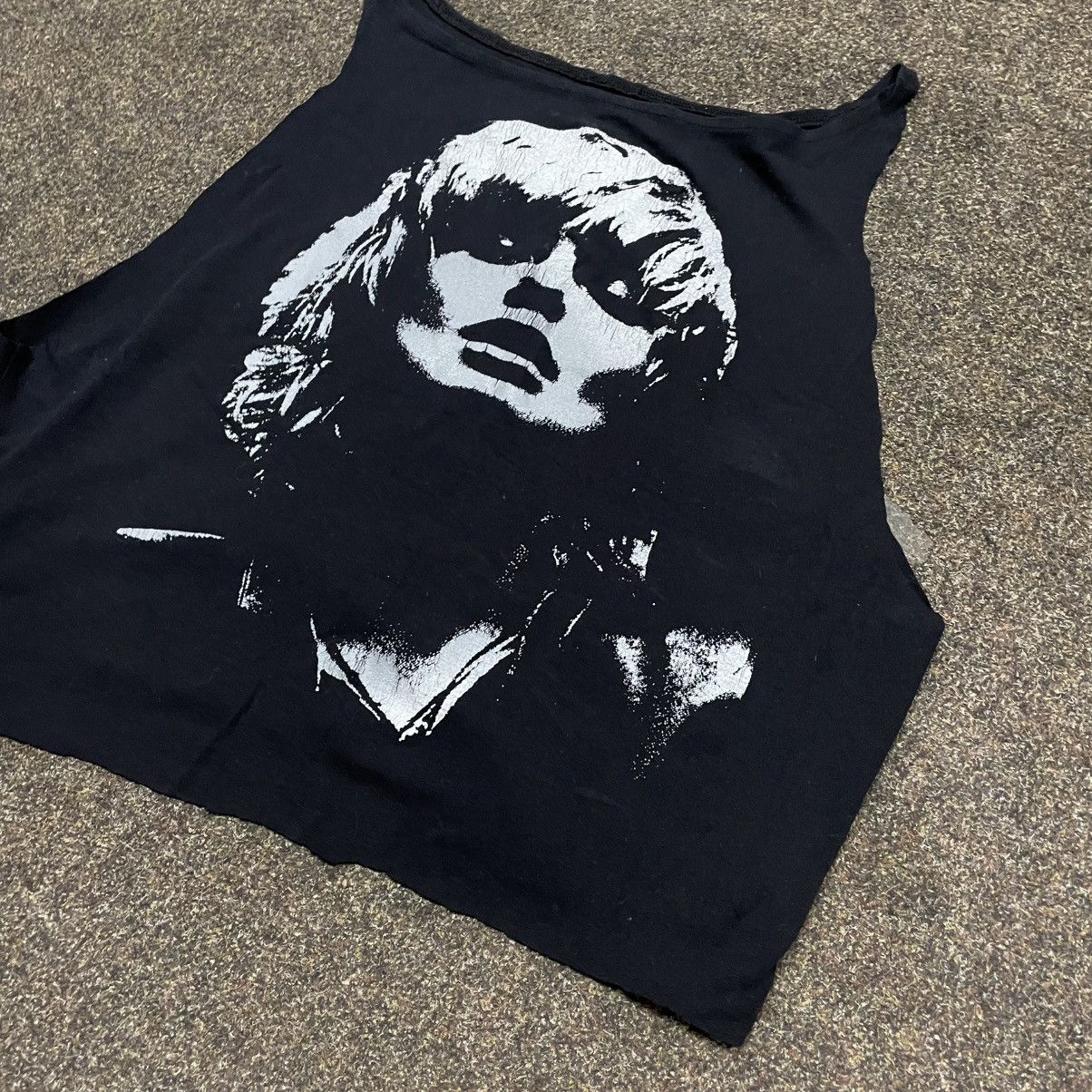 Band Tees RARE 90s Blondie Cut-Off Tank — Raw Punk Icon Energy Grunge Size M / US 6-8 / IT 42-44 - 4 Thumbnail