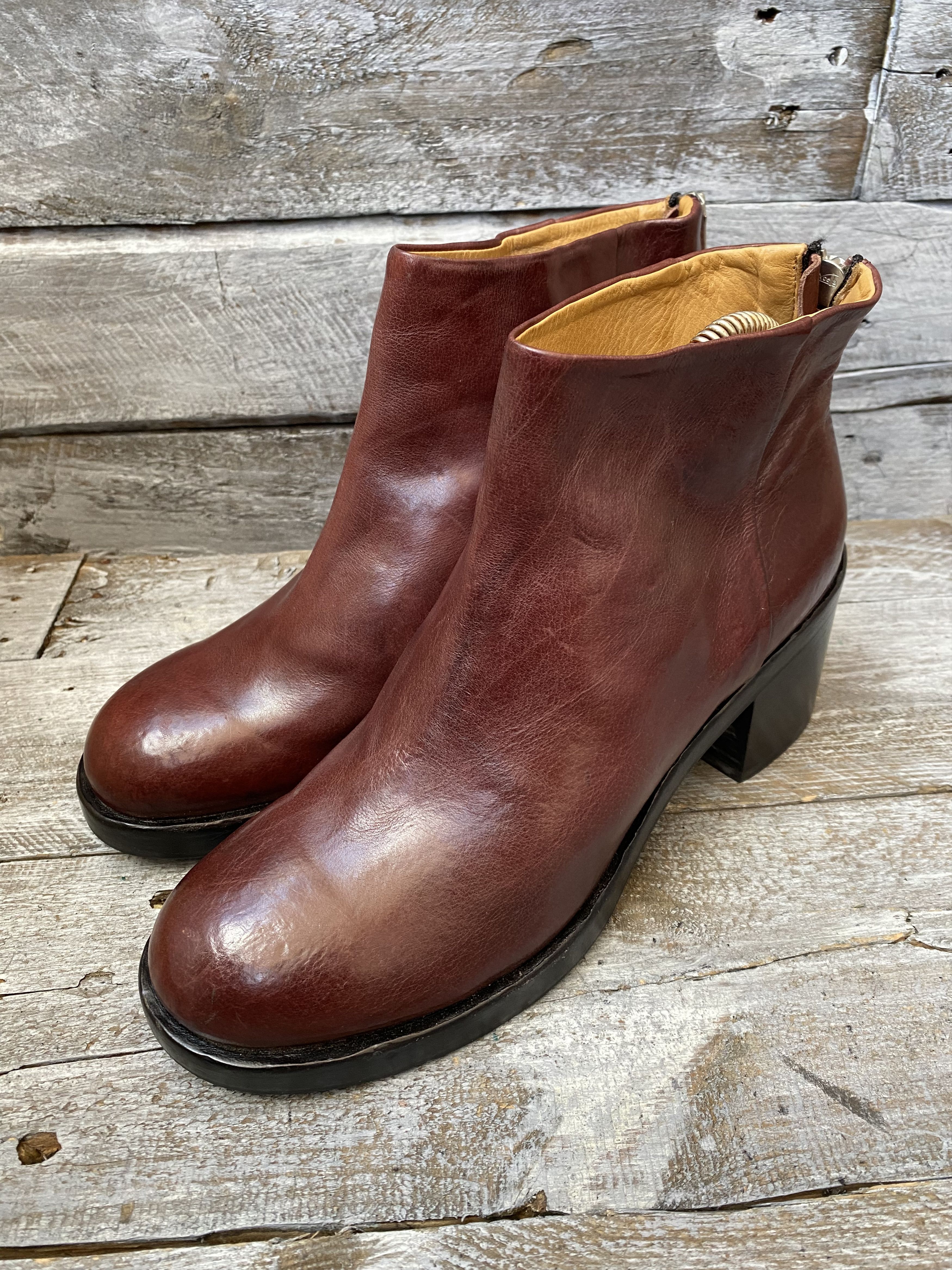 Guidi × Officine Creative Officine CreativeX guidi burgundy leather boots sz 39 Size US 8.5 / IT 38.5 - 1 Thumbnail