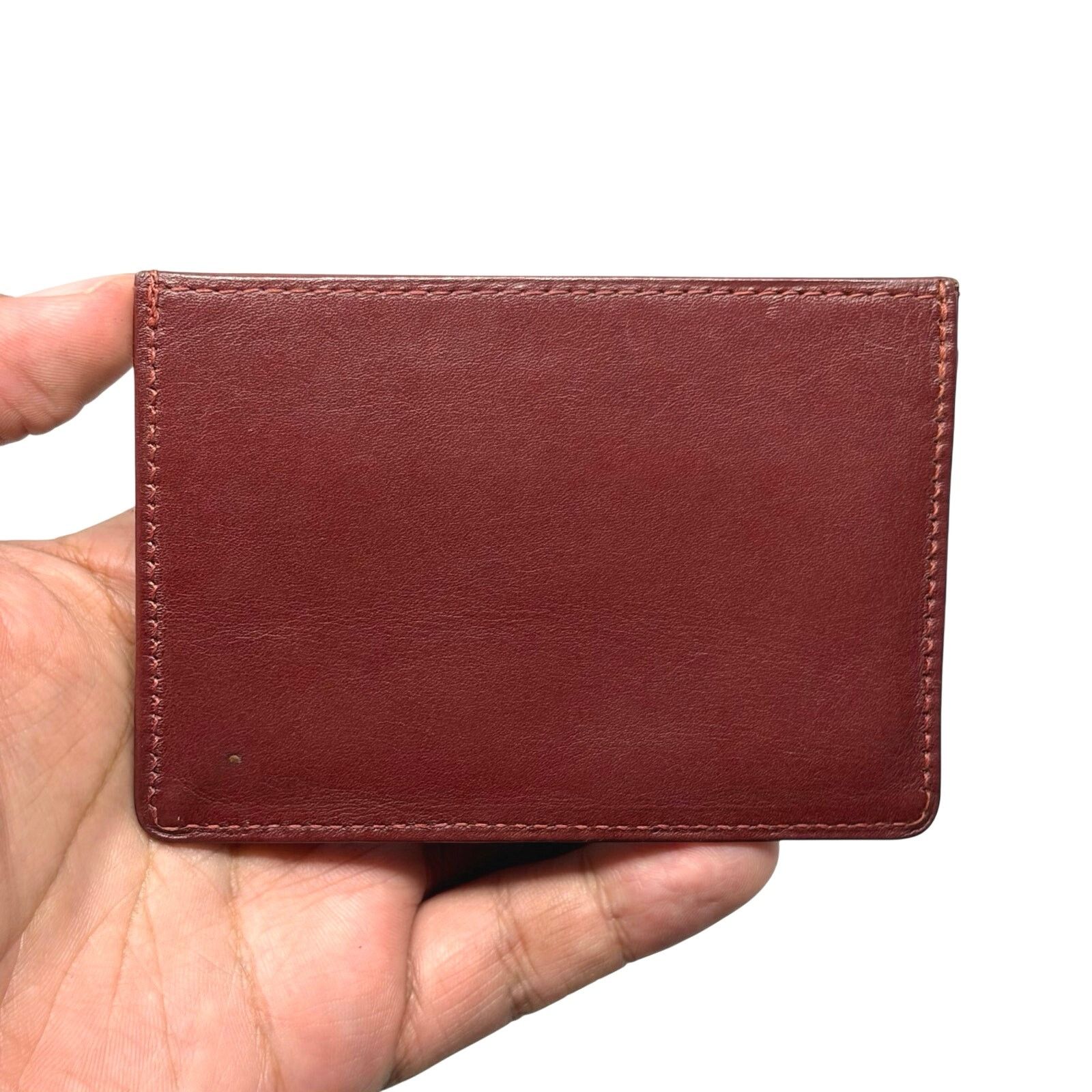 Cartier Cartier Dark Red Cardholder Wallet Size ONE SIZE - 3 Thumbnail