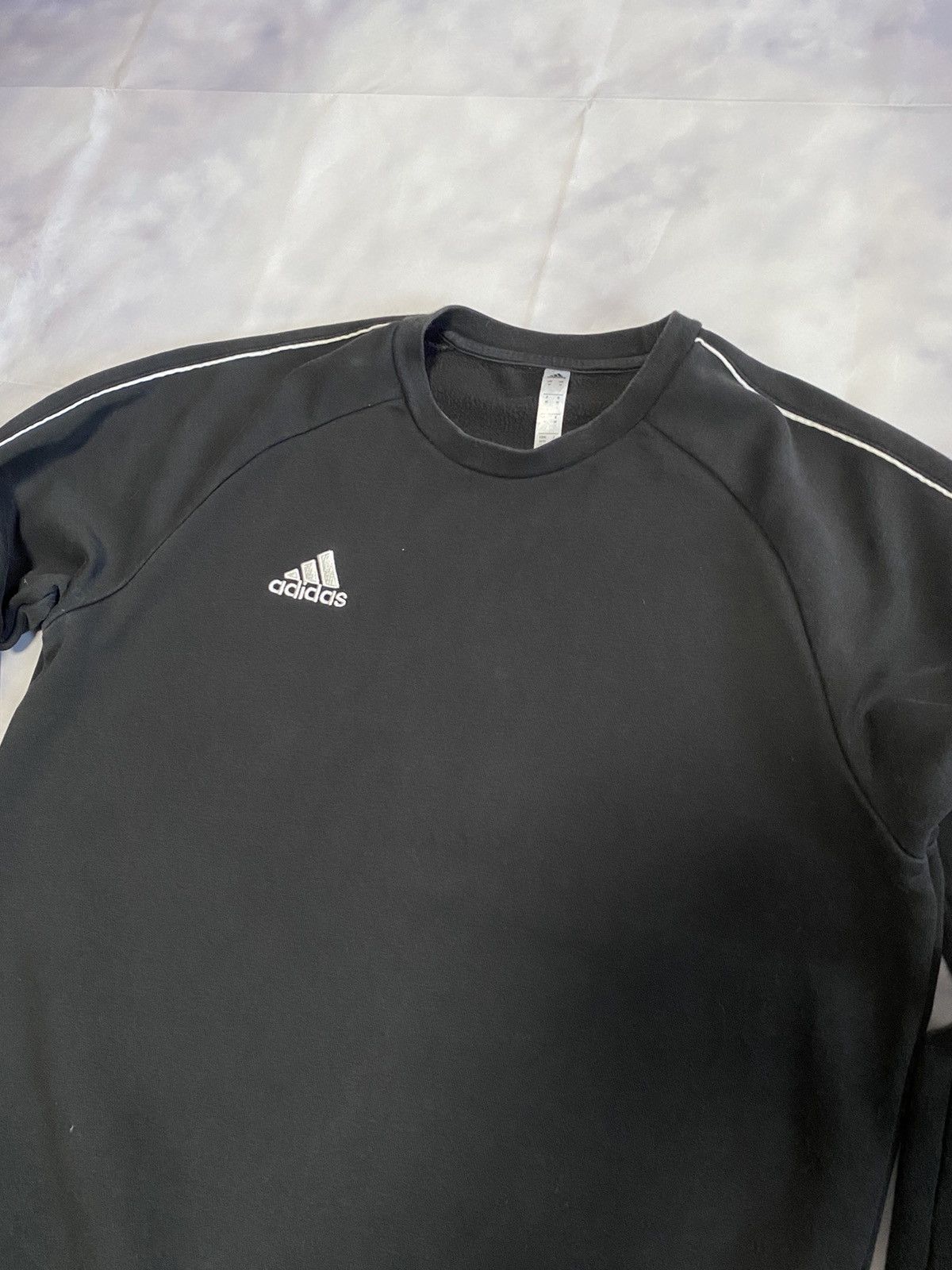 Adidas × Vintage Vintage Adidas Core 18 Fleece Sweatshirt Black Size US M / EU 48-50 / 2 - 7 Thumbnail