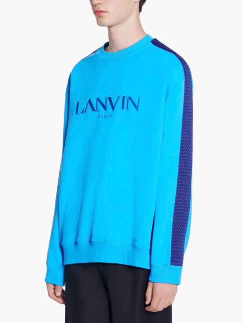 Lanvin o1mle0426 Side Lanvin Embroidered Loose-Fitting Sweatshirt Size US M / EU 48-50 / 2 - 2 Thumbnail