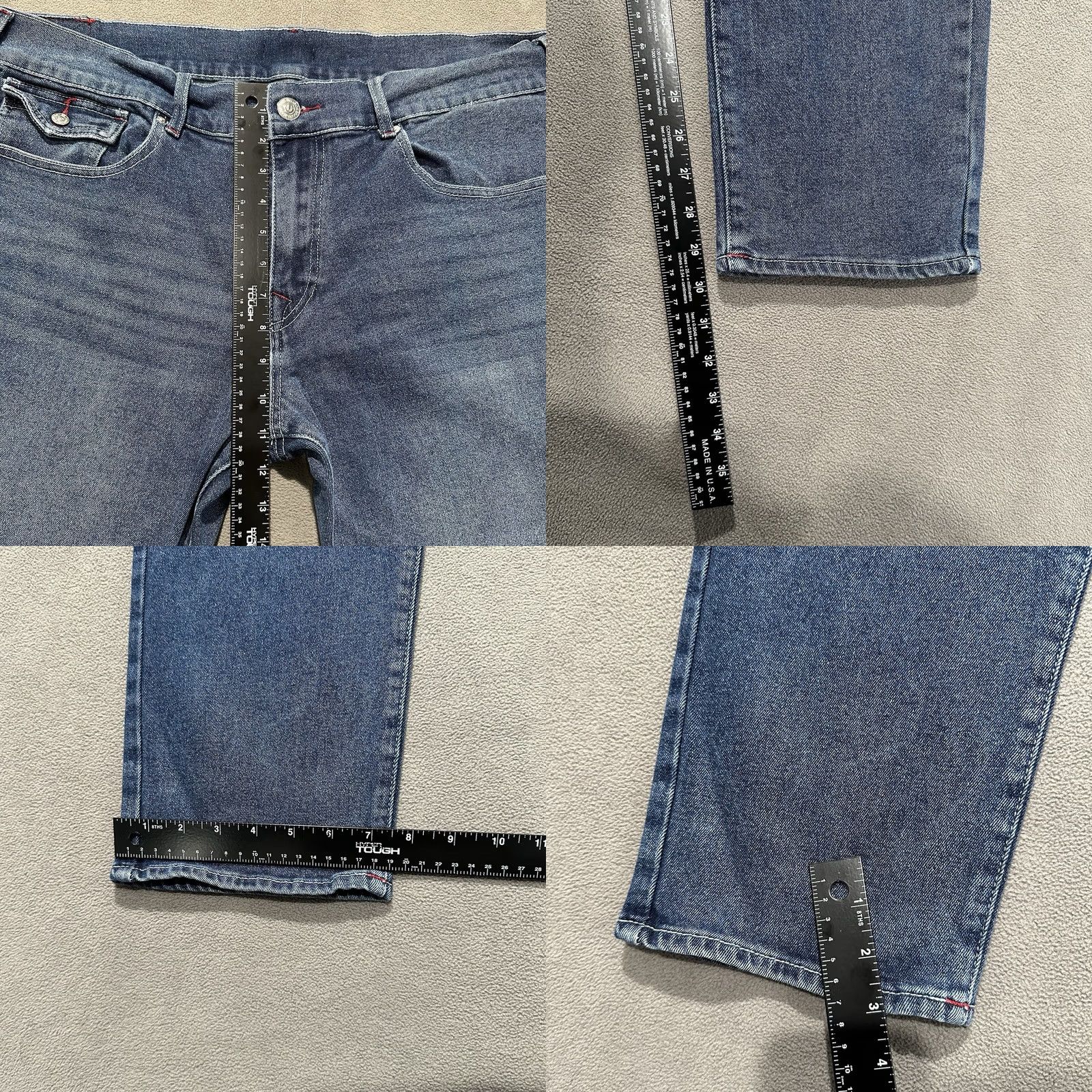 True Religion True Religion Jeans Mens 38 Slim Fit Geno Blue SN Flap Pockets GUC Size US 38 / EU 54 - 9 Thumbnail