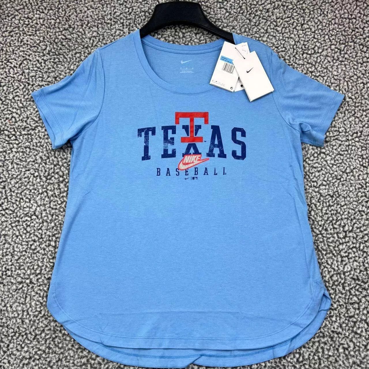 Nike Texas Rangers Shirt Women Nike Short Sleeve Crew Neck New M Size M / US 6-8 / IT 42-44 - 1 Thumbnail