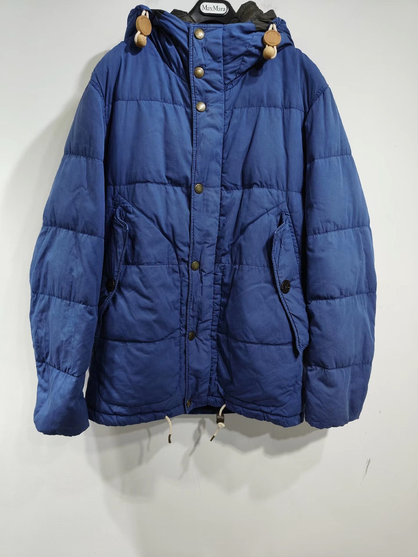 Burberry BURBERRY Men's Blue Down Jacket K29 Size US S / EU 44-46 / 1 - 1 Thumbnail