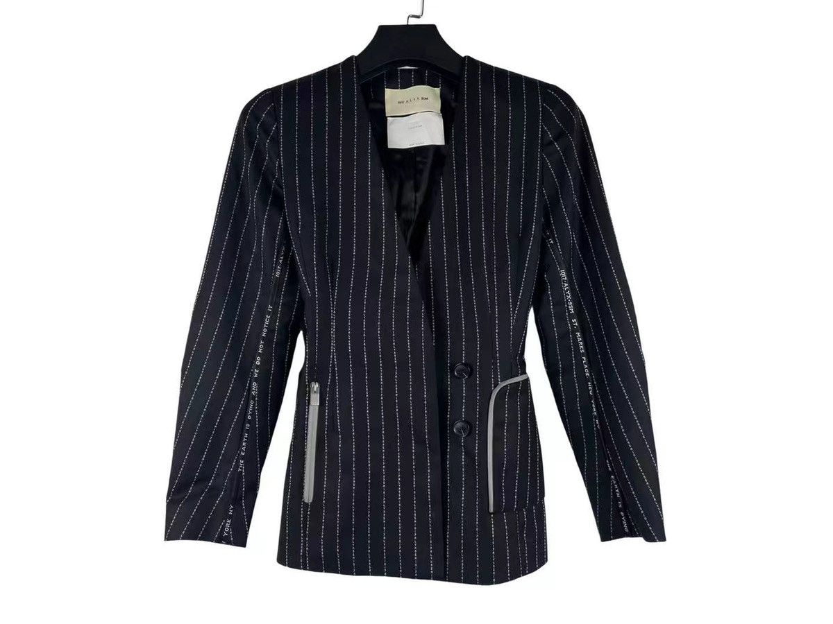 1017 ALYX 9SM 1017 ALYX 9SM Stripe Blazer Size 38R - 1 Thumbnail