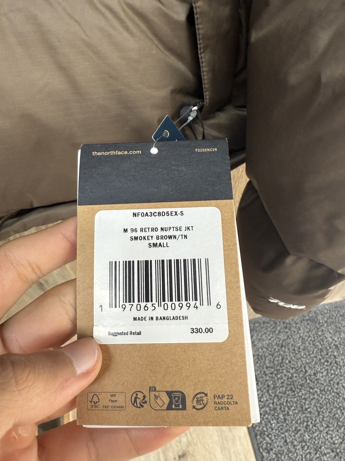 The North Face North Face Nuptsee Brown Jacket Size US S / EU 44-46 / 1 - 4 Thumbnail