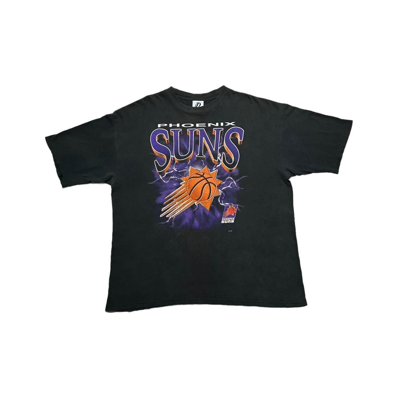 image of NBA x Vintage Phoenix Suns Lightning T-Shirt in Black, Men's (Size XL)