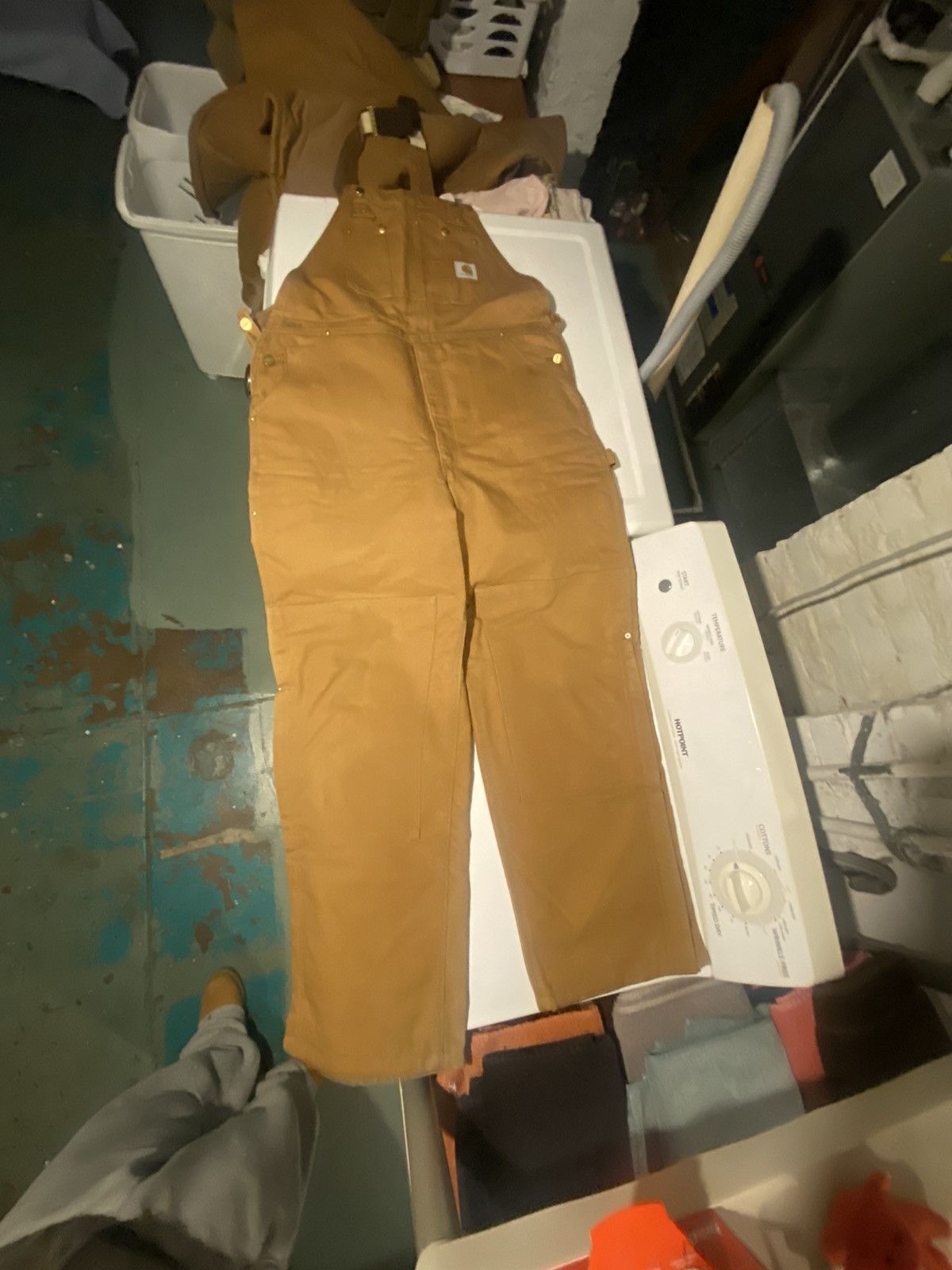Carhartt 2011 Brown Carhartt Overalls Size US 40 / EU 56 - 1 Thumbnail