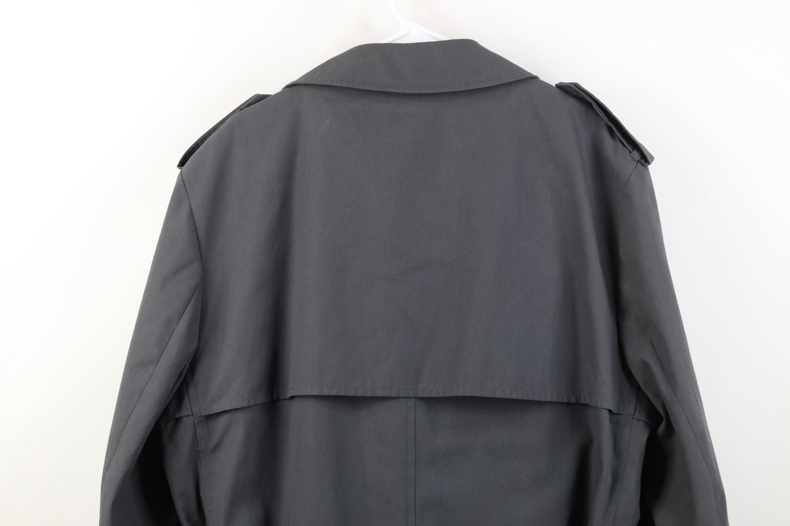 Vintage Vintage 70s Streetwear Double Breasted Trench Coat Gray USA Size US XXL / EU 58 / 5 - 15 Thumbnail