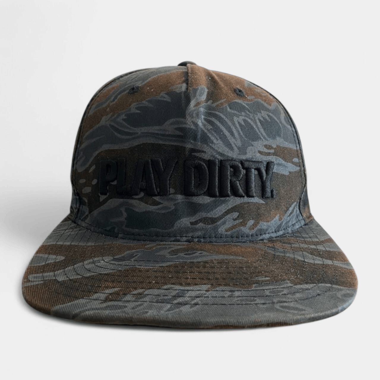 Undefeated Undefeated Play Dirty Embroidered Tiger Stripe Snapback Hat Size ONE SIZE - 4 Thumbnail