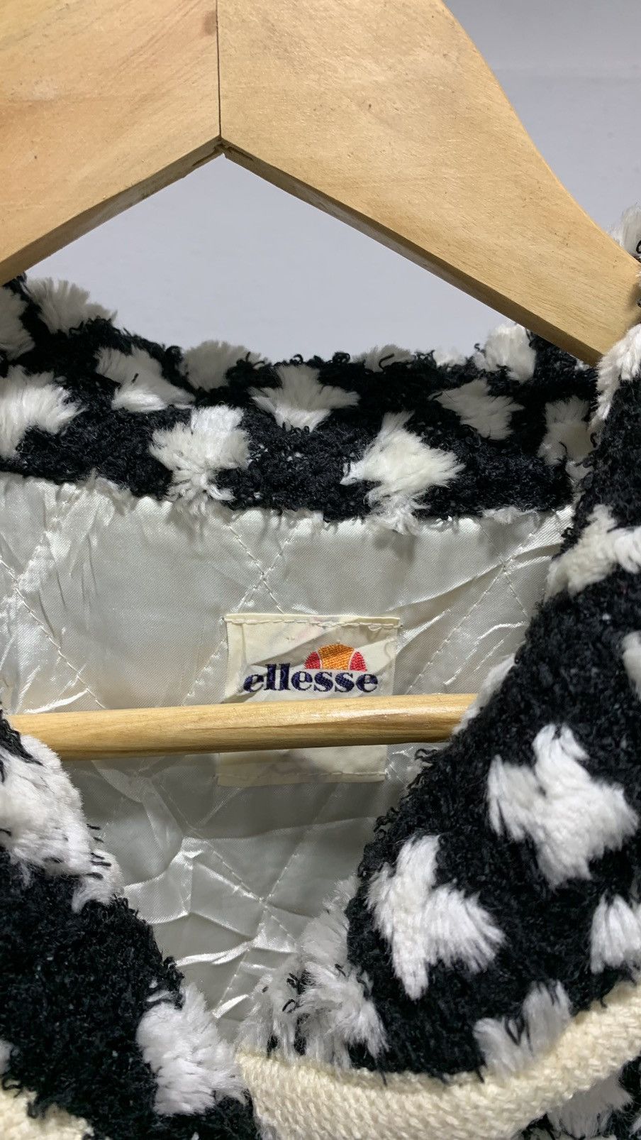 Ellesse × Japanese Brand Ellesse Navajo Fleece Quilted Winter Puffer Jacket Size L / US 10 / IT 46 - 8 Thumbnail