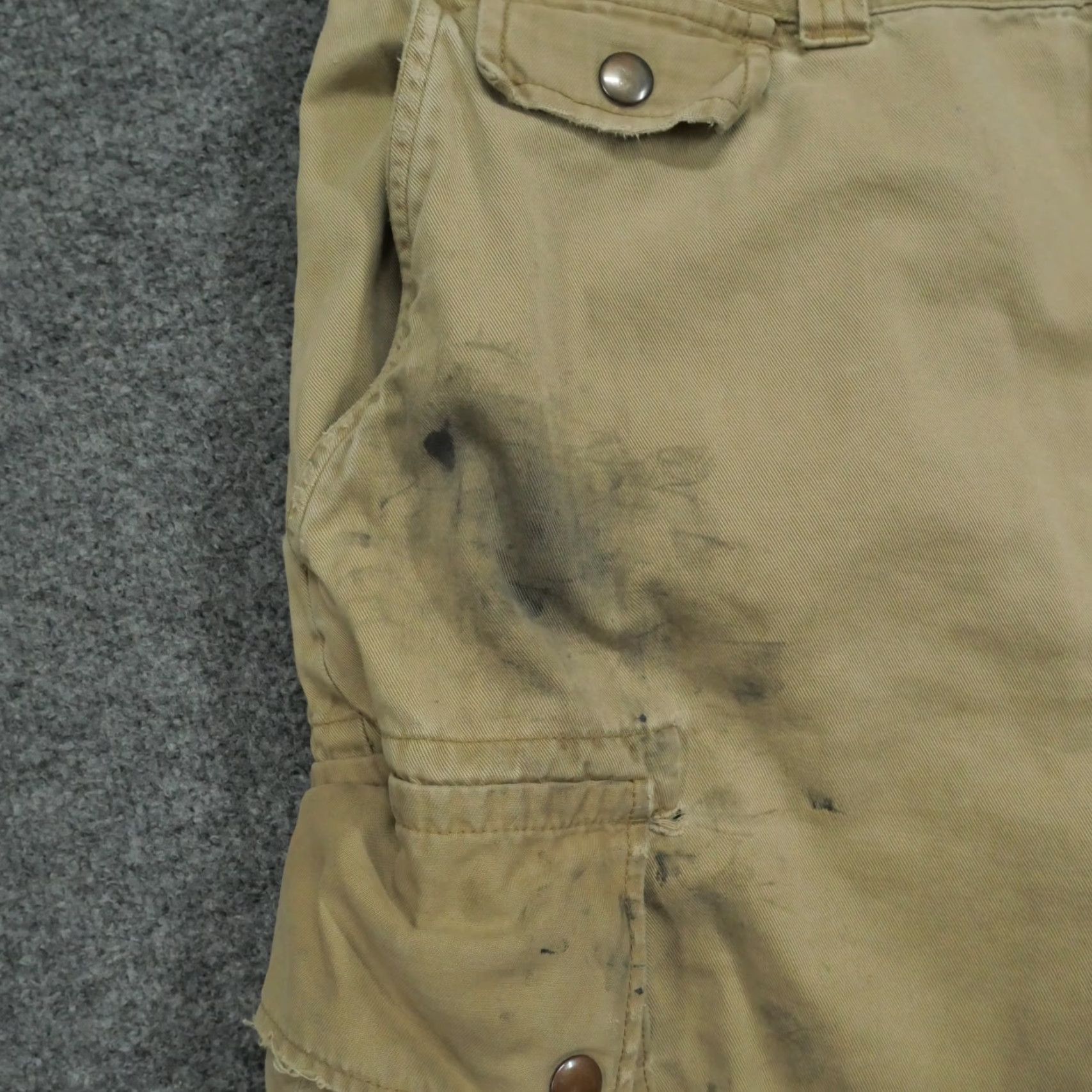Polo Ralph Lauren VINTAGE Polo Ralph Lauren Pants Mens 38x34 Cargo Brown 90s Outdoor Cargo Pocket Mens Size US M / EU 48-50 / 2 - 2 Thumbnail