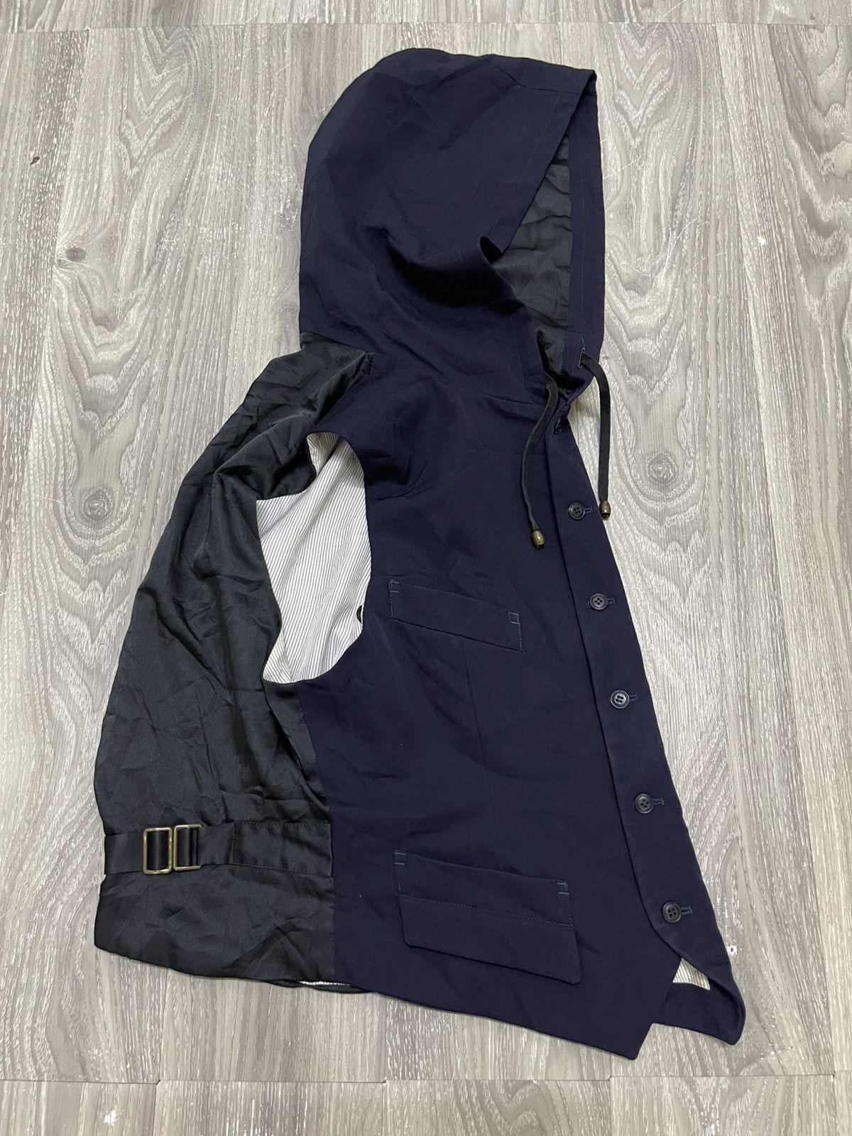 Jean Paul Gaultier Jean Paul GAULTIER HOMME Hoodie Vest Size 48 Size 48S - 12 Thumbnail