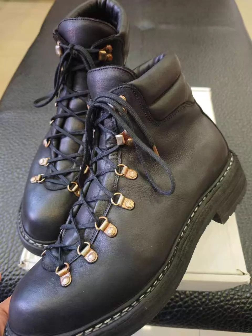 Guidi GUIDI 19M Hiking Boot Calfskin Goodyear 44.5 99 New Size US 11.5 / EU 44-45 - 2 Thumbnail