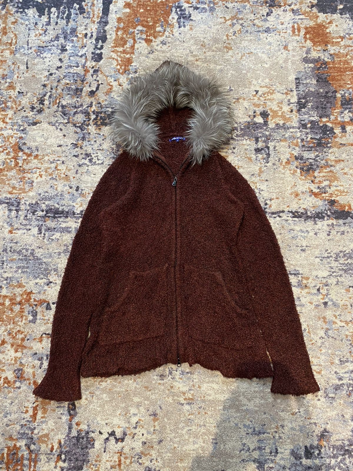 semanticdesign Fur hoodie knitted semanticdesign japan Size US L / EU 52-54 / 3 - 10 Thumbnail