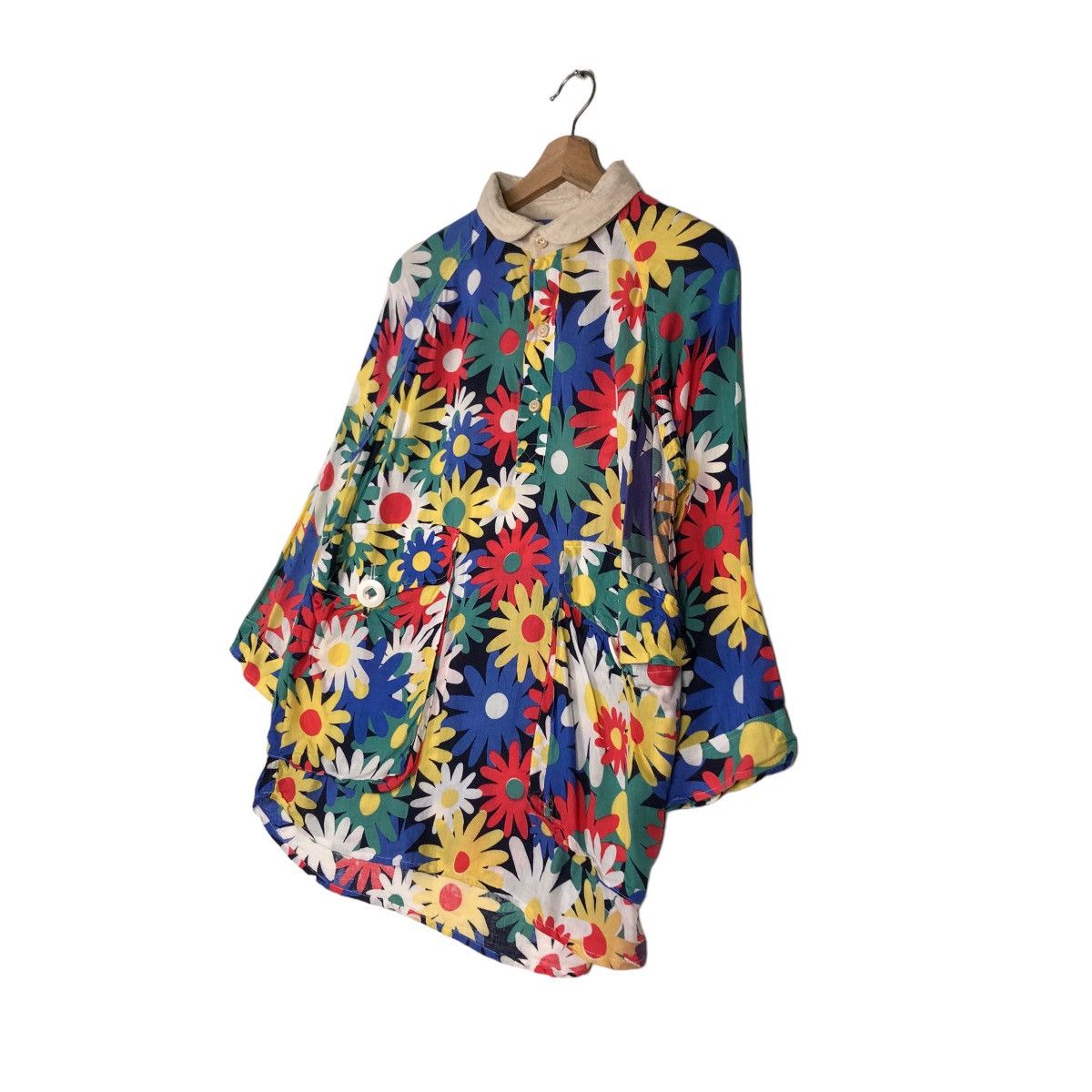 go slow caravan VINTAGE SHIRT CHORE JACKET GO SLOW CARAVAN FULLPRINT FLOWER Size US M / EU 48-50 / 2 - 5 Thumbnail