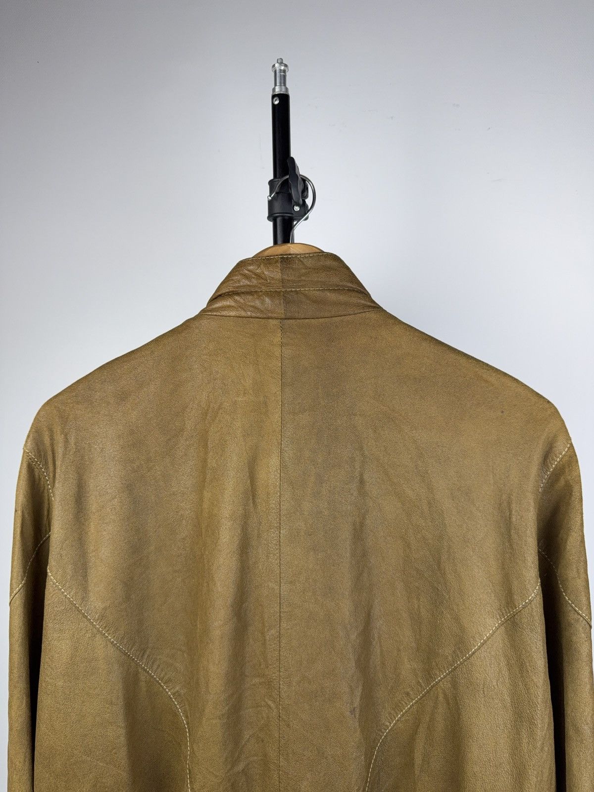 Japanese Brand Vintage 90s Retro Rock Punk Opium The King Leather jacket Size US L / EU 52-54 / 3 - 9 Thumbnail