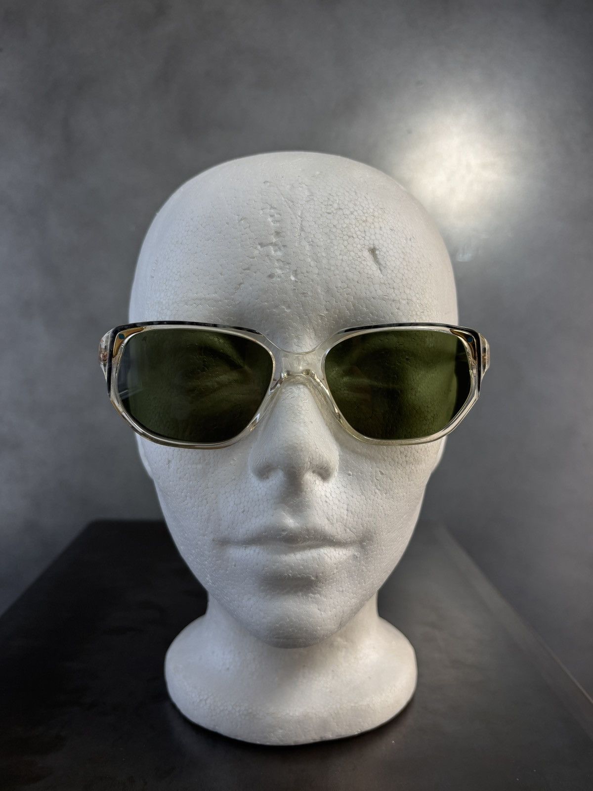 Pierre Cardin × Vintage 1980s Pierre Cardin Sunglasses Marble Wayfarer Angular Geome Size ONE SIZE - 9 Thumbnail