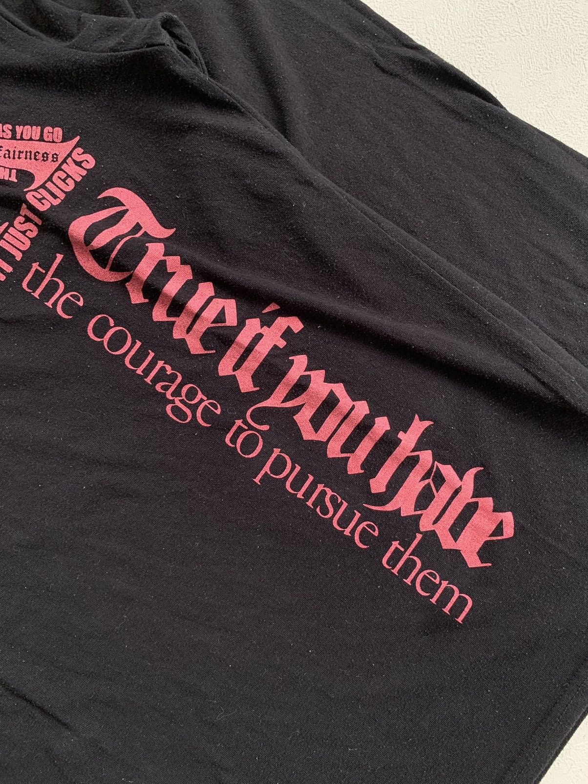 Le Grande Bleu (L.G.B.) CLASH AHEAS SICK JAPANESE TRIBAL POEM TEE IFSIX LGB STYLE Size US M / EU 48-50 / 2 - 14 Thumbnail