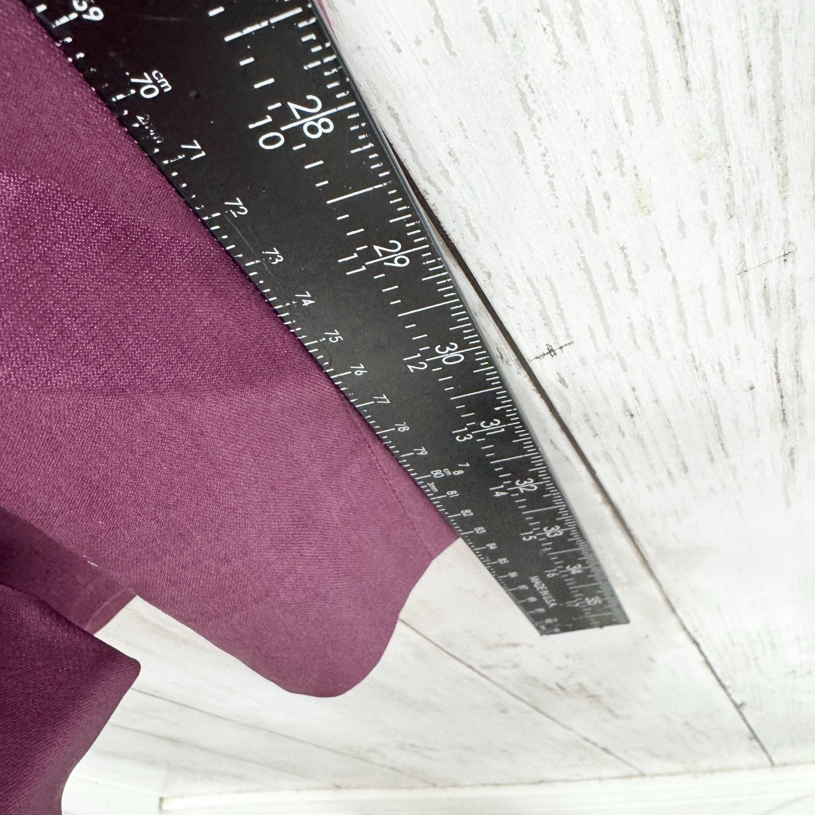 Carolina Herrera Carolina Herrera Pants Sz 4 Burgundy Satin Zip Back Trousers Size 27" / US 4 / IT 40 - 3 Thumbnail