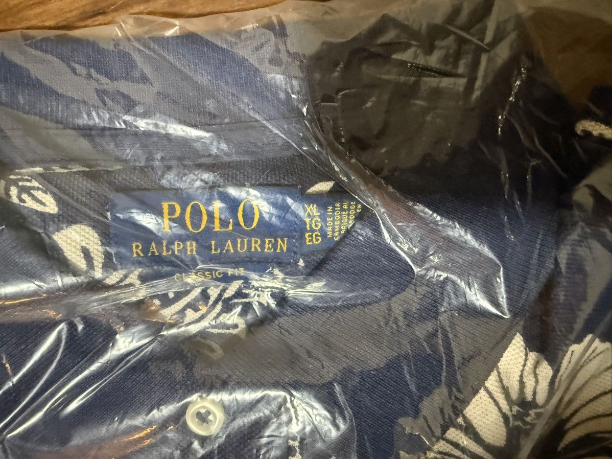 Polo Ralph Lauren Polo Ralph Lauren Hibiscus-Print Mesh Shirt Two-Tone Size XL Size US XL / EU 56 / 4 - 7 Thumbnail
