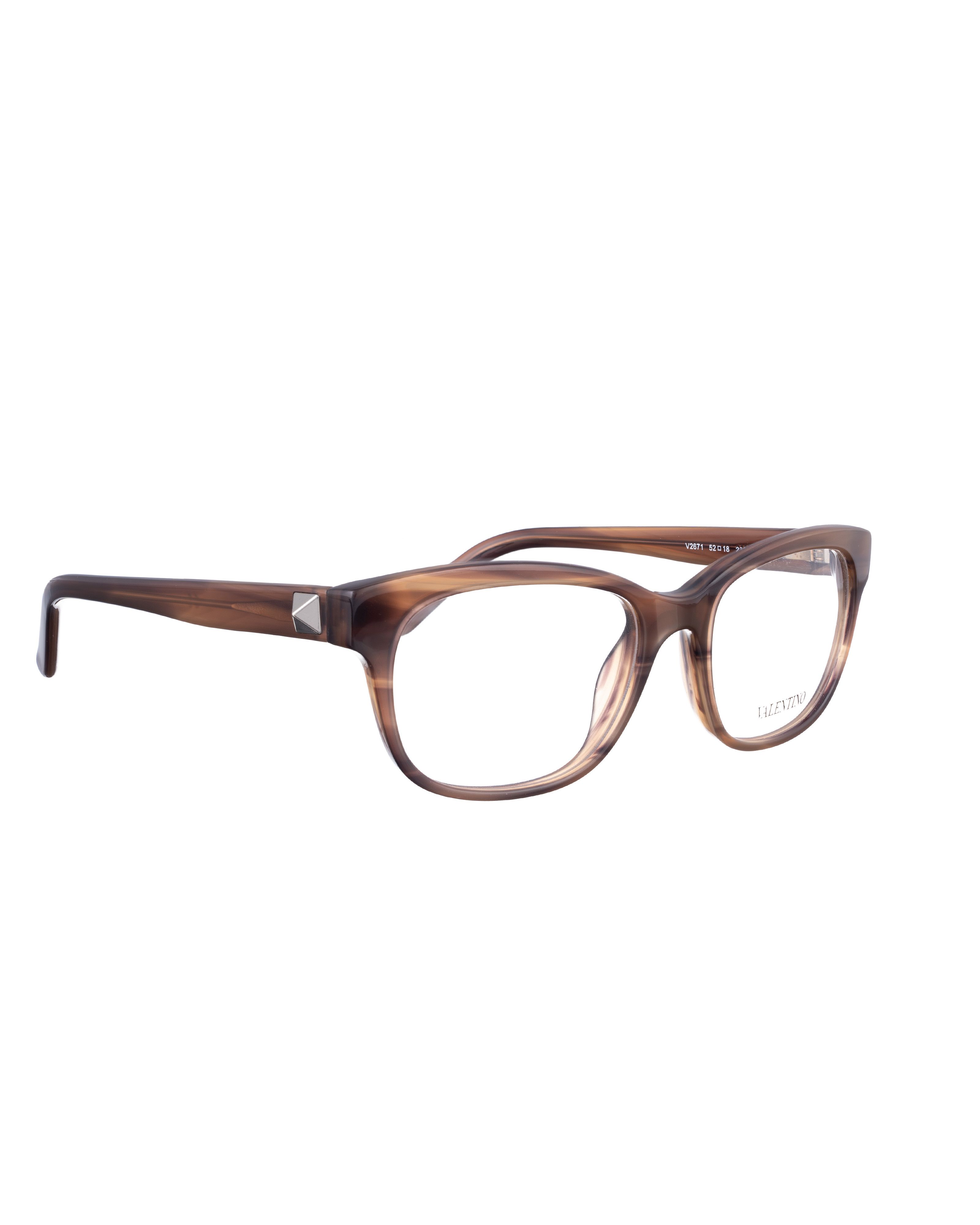 Valentino Valentino 00s Brown Nerdy Glasses with Studs Size ONE SIZE - 2 Thumbnail