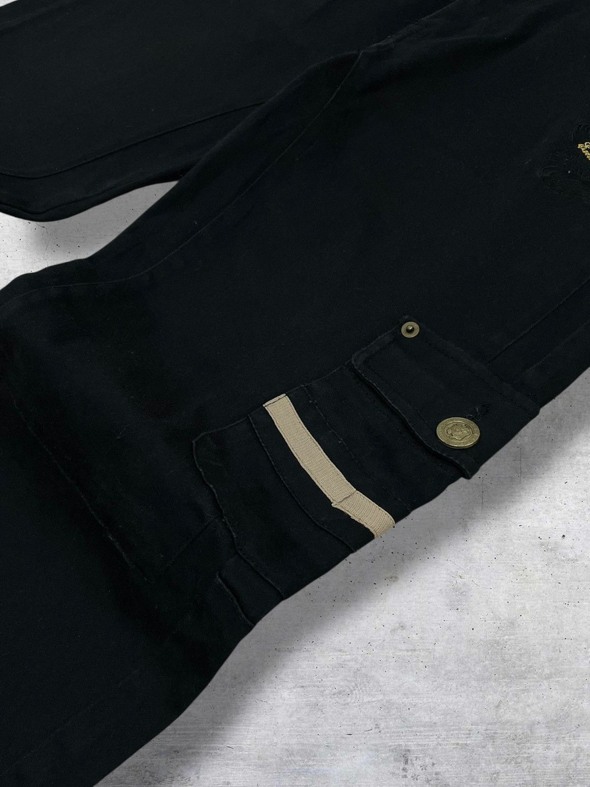 Japanese Brand VINTAGE AMRANTINE 1990S JAPAN DESIGNER CARGO PUNK GOA PANT Size US 32 / EU 48 - 7 Thumbnail