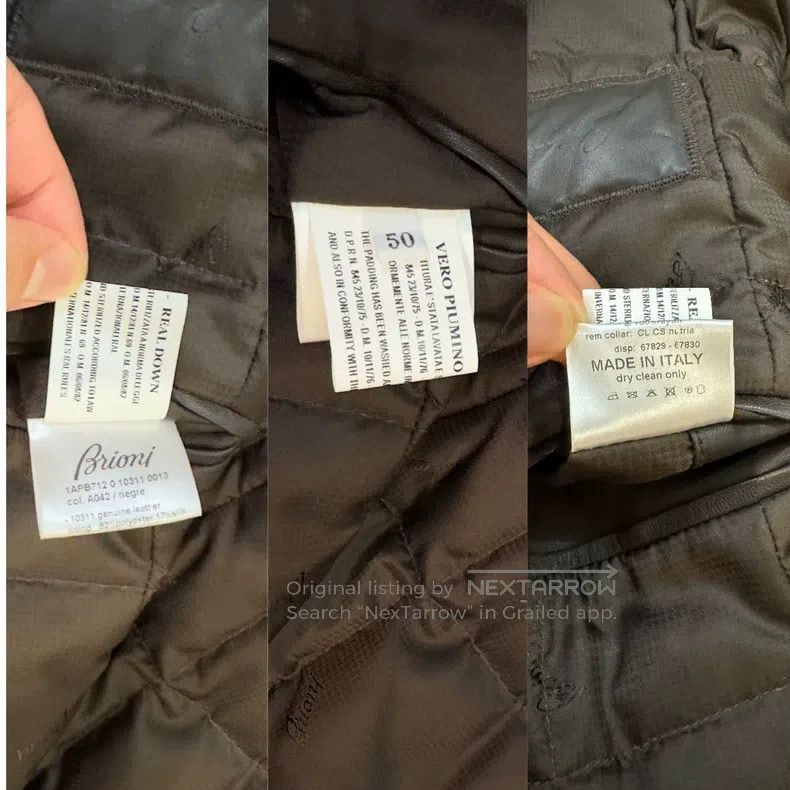 Brioni Brioni Brown coffee-colored lambskin down men's leather co Size US M / EU 48-50 / 2 - 8 Thumbnail