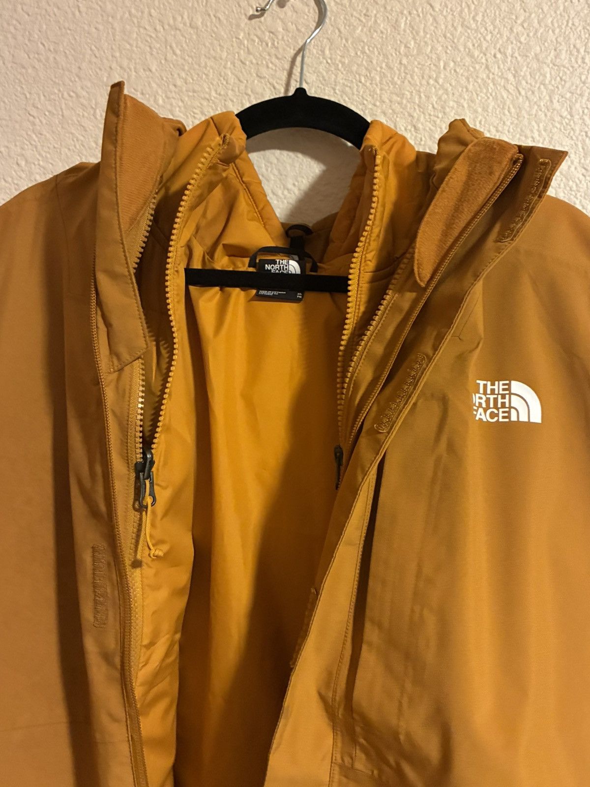 The North Face The North Face Carto Triclimate Hooded Jacket Brown/Yellow Size US XL / EU 56 / 4 - 2 Thumbnail