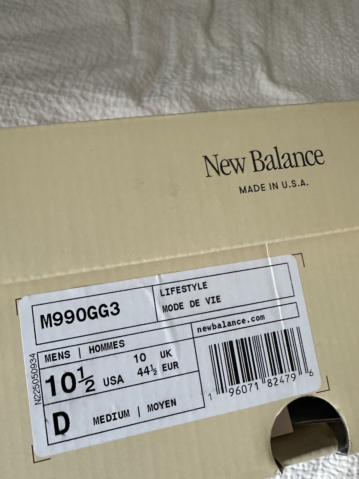 New Balance New Balance Made In USA 990 v3 Size US 10.5 / EU 43-44 - 9 Thumbnail