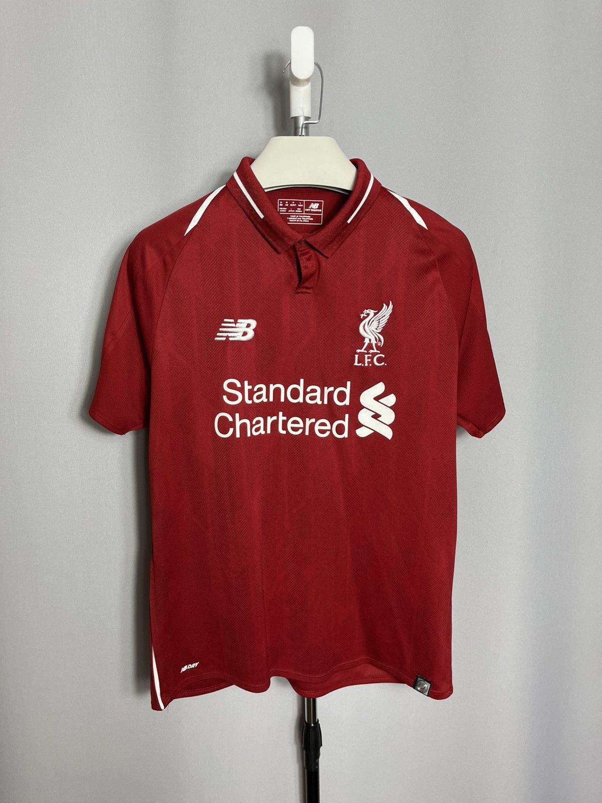 New Balance LIVERPOOL 2018/2019 HOME FOOTBALL SHIRT SOCCER JERSEY Size US M / EU 48-50 / 2 - 1 Thumbnail