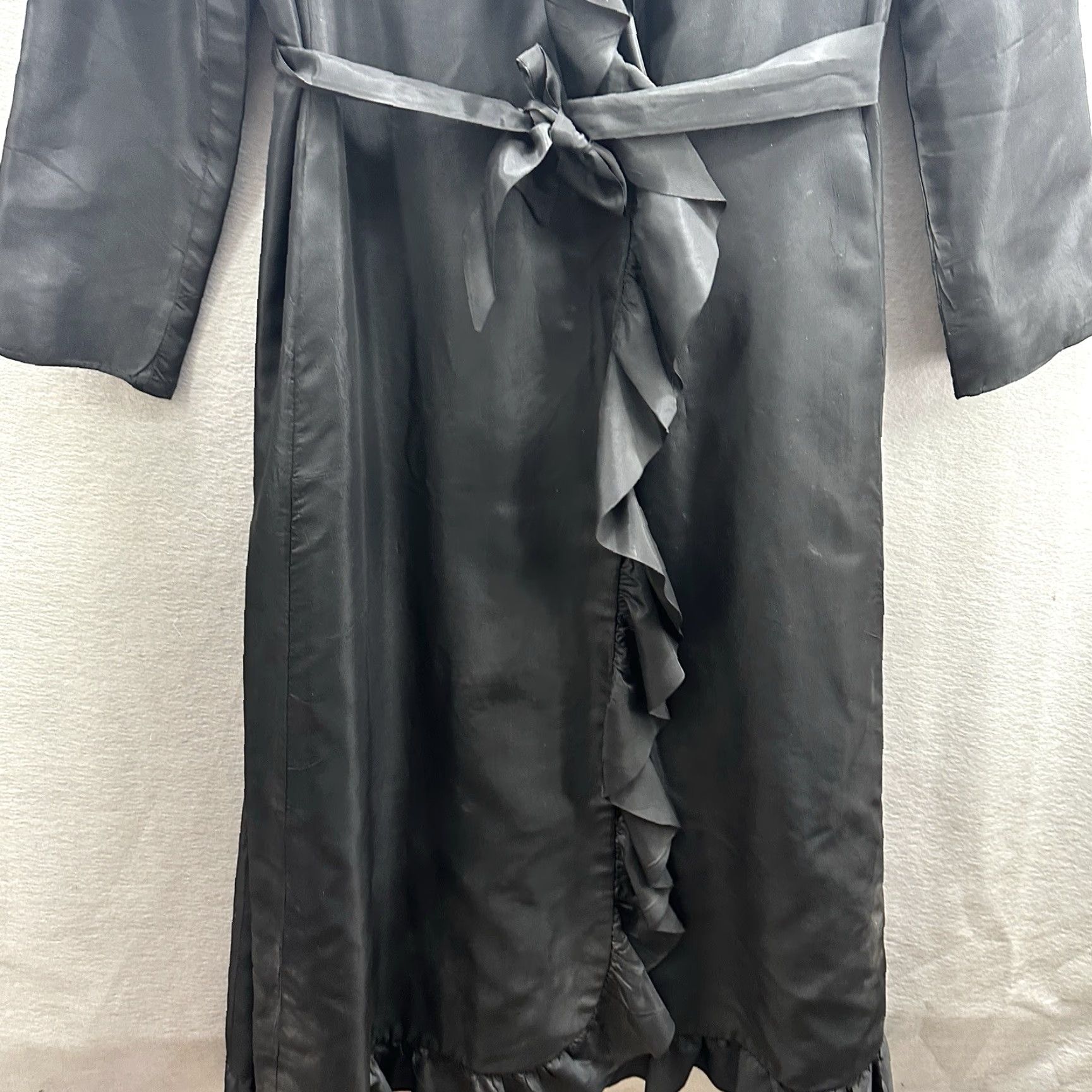 Vintage VINTAGE Clarendon Henry Friedricks Maxi Overcoat Womens M Black 1970s Eveningwear Cape Long Quiet Lux Cottage Size M / US 6-8 / IT 42-44 - 5 Thumbnail