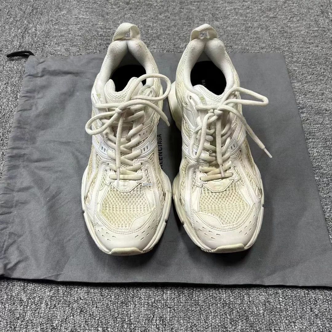 Balenciaga Balenciaga Beige Distressed Spring Dad Shoes Size US 6 / EU 39 - 2 Thumbnail