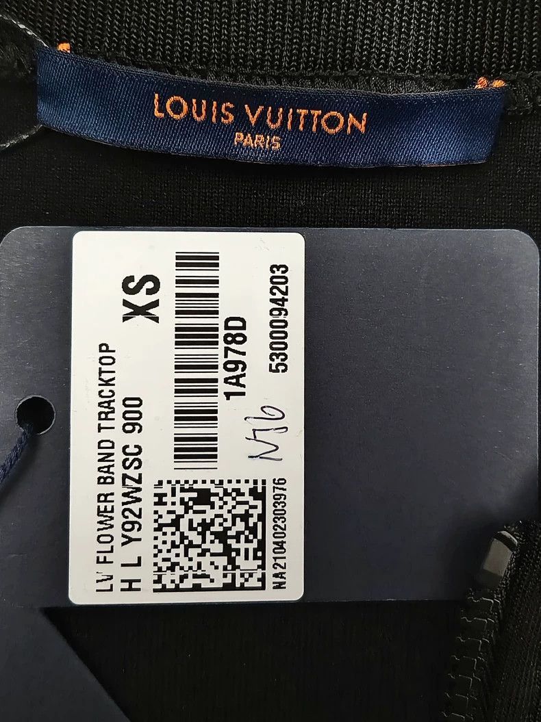 Louis Vuitton Louis Vuitton Black Logo Zip Jacket-2506 Size US XS / EU 42 / 0 - 5 Thumbnail