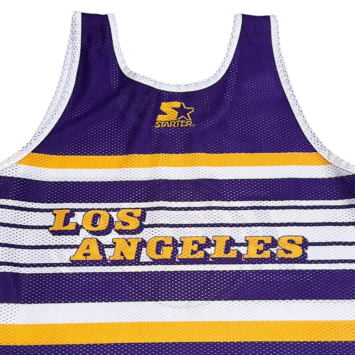NBA × Starter × Vintage Vintage Starter Los Angeles Lakers Mesh Jersey Adult Large Size US L / EU 52-54 / 3 - 6 Thumbnail