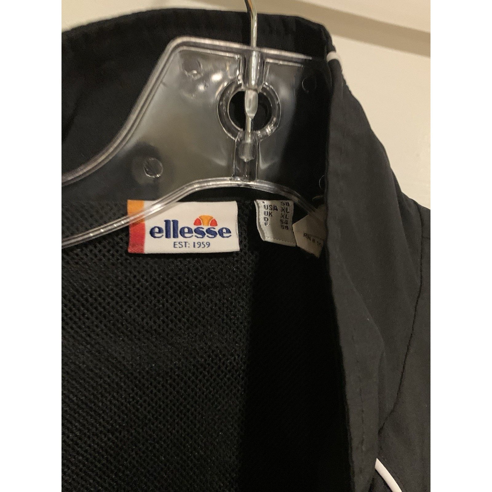 Ellesse Ellesse Jacket Men’s X-Large Full Zip Mock Neck Windbreaker Size US XL / EU 56 / 4 - 4 Thumbnail
