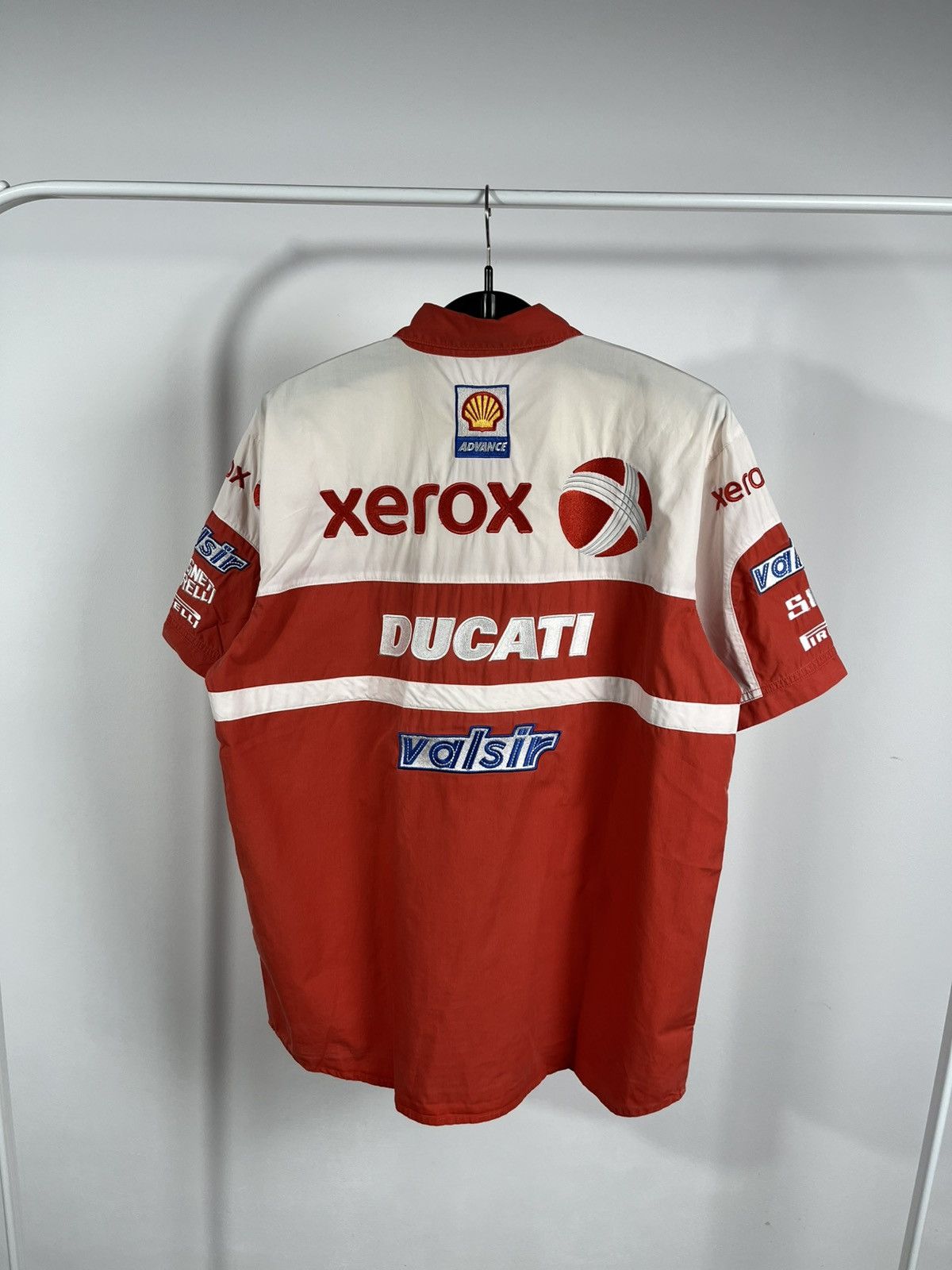 Ducati Vintage Ducati Xerox Superbike Team Racing Shirt Red White Size US L / EU 52-54 / 3 - 11 Thumbnail