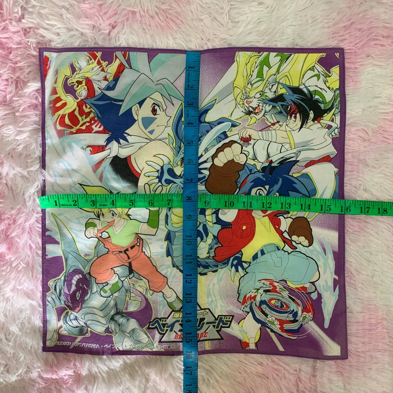 Anime × Japanese Brand × Vintage RARE Vintage Beyblade Handkerchief Bandana Anime Manga Size ONE SIZE - 3 Thumbnail