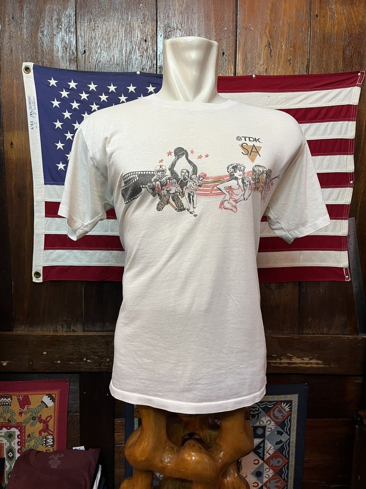 Vintage Vtg 80s TDK SA Size US XL / EU 56 / 4 - 1 Thumbnail